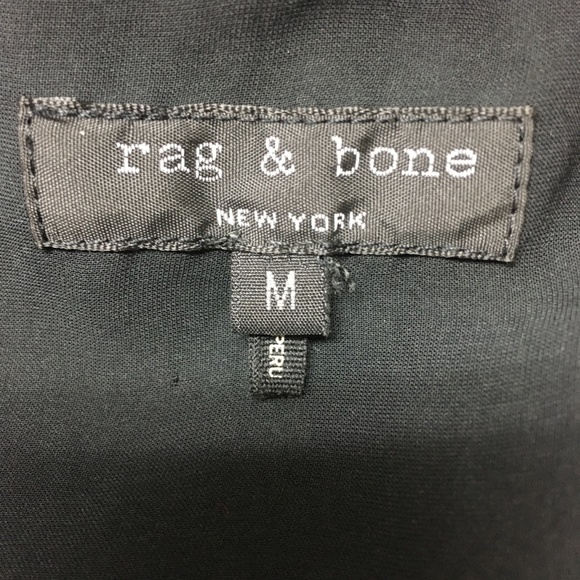 Rag & Bone Black Double Layer Layered Tank Midi Dress - Picture 3 of 10